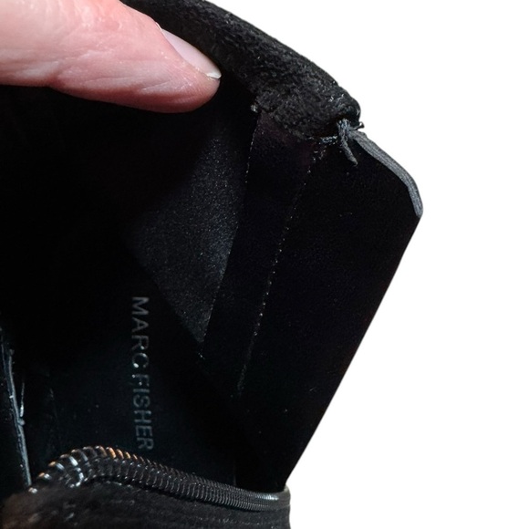 Marc Fisher Needit Faux Suede Ankle Boots - Picture 10 of 11